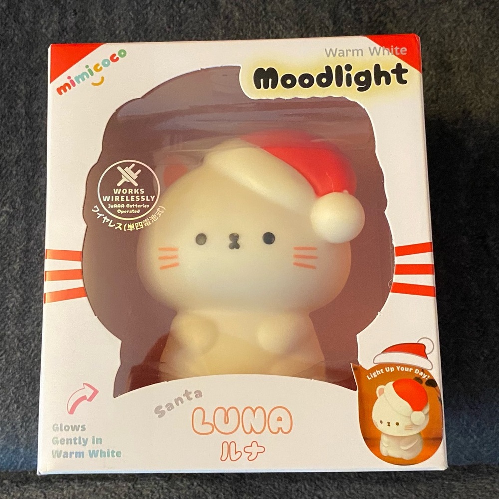 NWT Mimicoo Santa Luna Moodlight